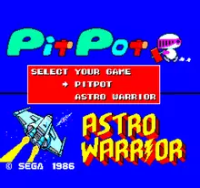 Image n° 1 - titles : Astro Warrior & Pit Pot